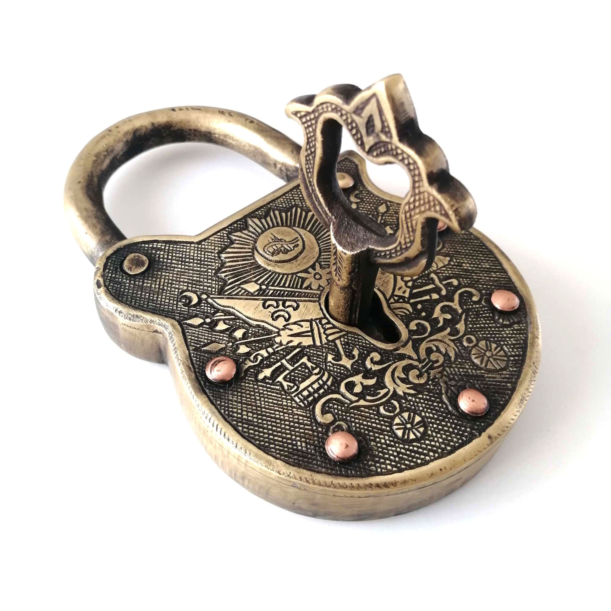 Large Handcrafted Functional Lock Vintage Style Working Lock Antique Large Handcrafted Functional Lock Vintage Style Working Lock Antique