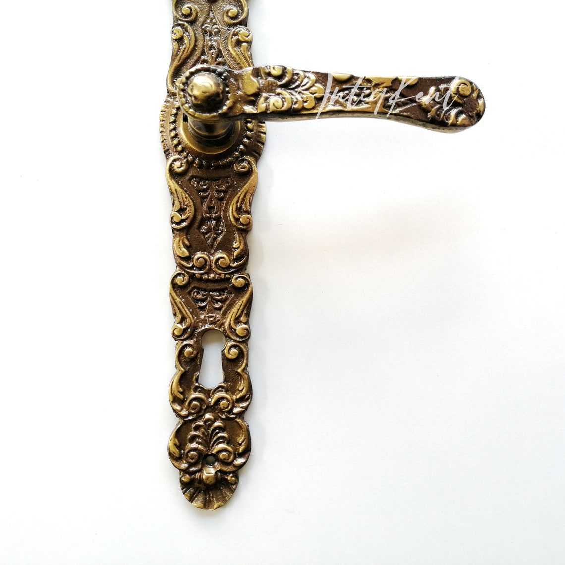 Vintage Style Door Handles Antique Brass French Door Handles Etsy