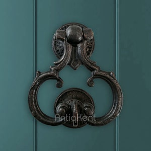 Door Knocker, Entry Door Knocker, Vintage Style Door Knocker, Cast Brass Door Knocker, Classic Victorian Style Door Knocker, Door Hardware