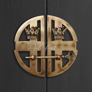 Meubelvergrendeling, Retro vergrendeling, Kastvergrendeling, Crown Vintage vergrendeling,
