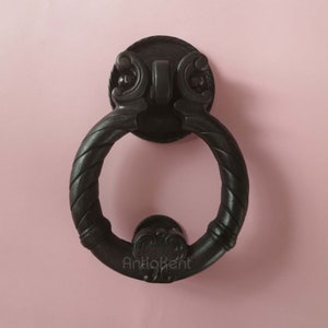 X-Large Door Knocker, Antique Brass Door Knocker, Unique Door Knocker, Heavy Solid Brass Door Knocker / 3.30 Lbs, Cast Brass Door Knocker