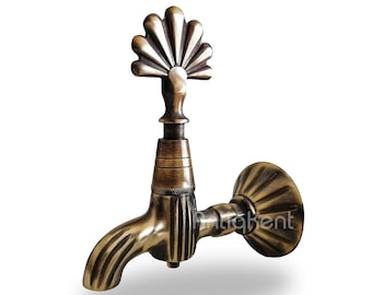 Cast Brass Faucet, Vintage Style Tap, Antique Ottoman Faucet