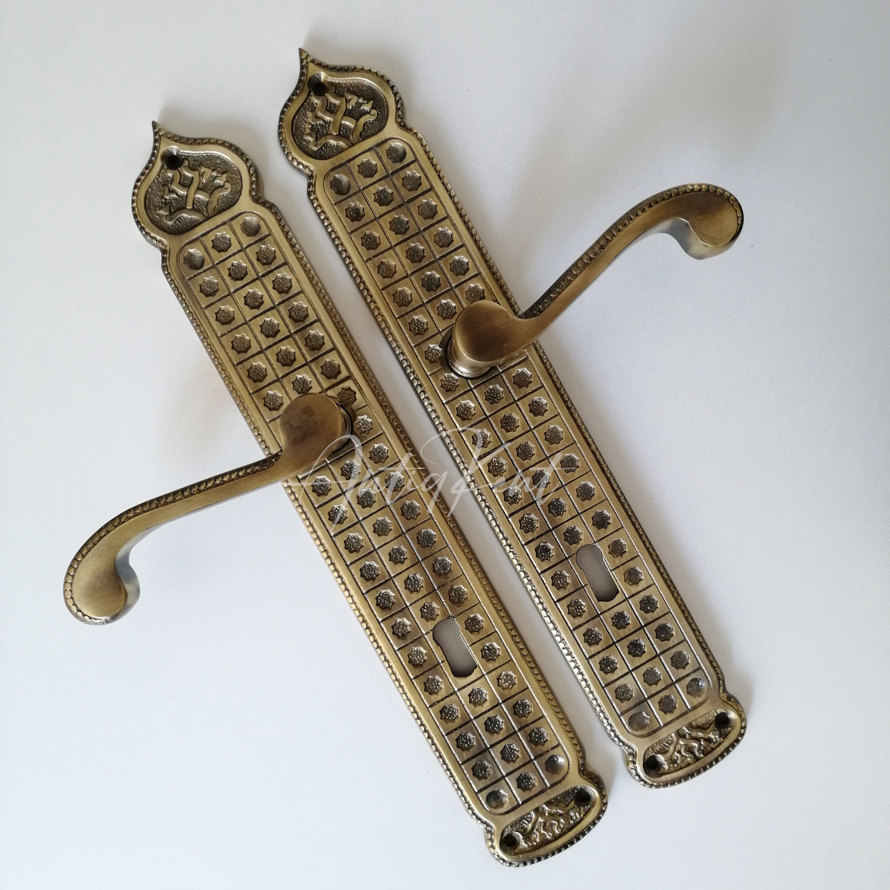 Vintage Style Door Handles Door Handle for Front Door Rustic - Etsy