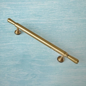 Drawer Handle, Kitchen Cabinet Handle, Vintage Furniture Pulls, Antique Brass Drawer Wardrobe Cabinet Pull Handle,Solid Brass Dresser Handle