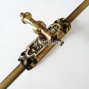 Cremone Bolt Cabinet Hardware, Classic Espagnolette, French Cremone Bolt, Antique Cremone Bolt