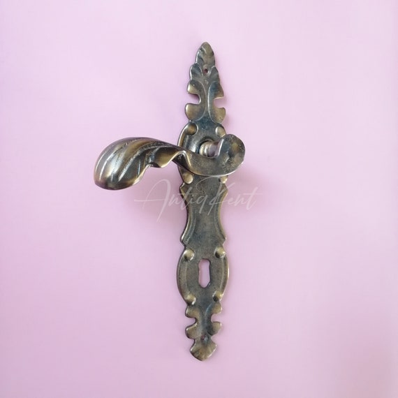 Farmhouse Door Handle Pair, Vintage Style, Door Hardware - Etsy