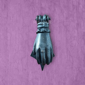 Hand Door Knocker, Antique Brass Hand Shaped Door Knocker, Cast Brass Hand Door Knocker, Door Hardware, Unique Door Knocker, New Hause Gift