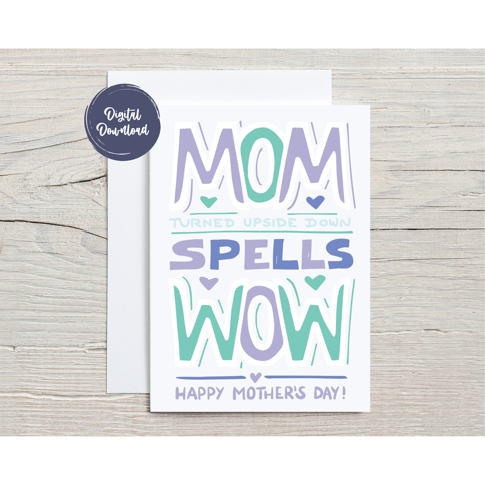 Mother's Day Cardhappy Mother's Daymothers Day - Etsy