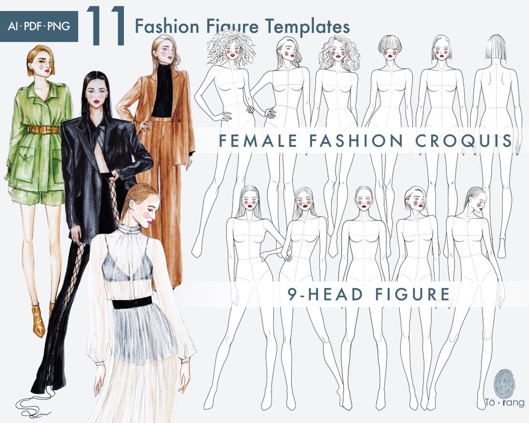 Fashion illustration head hotsell