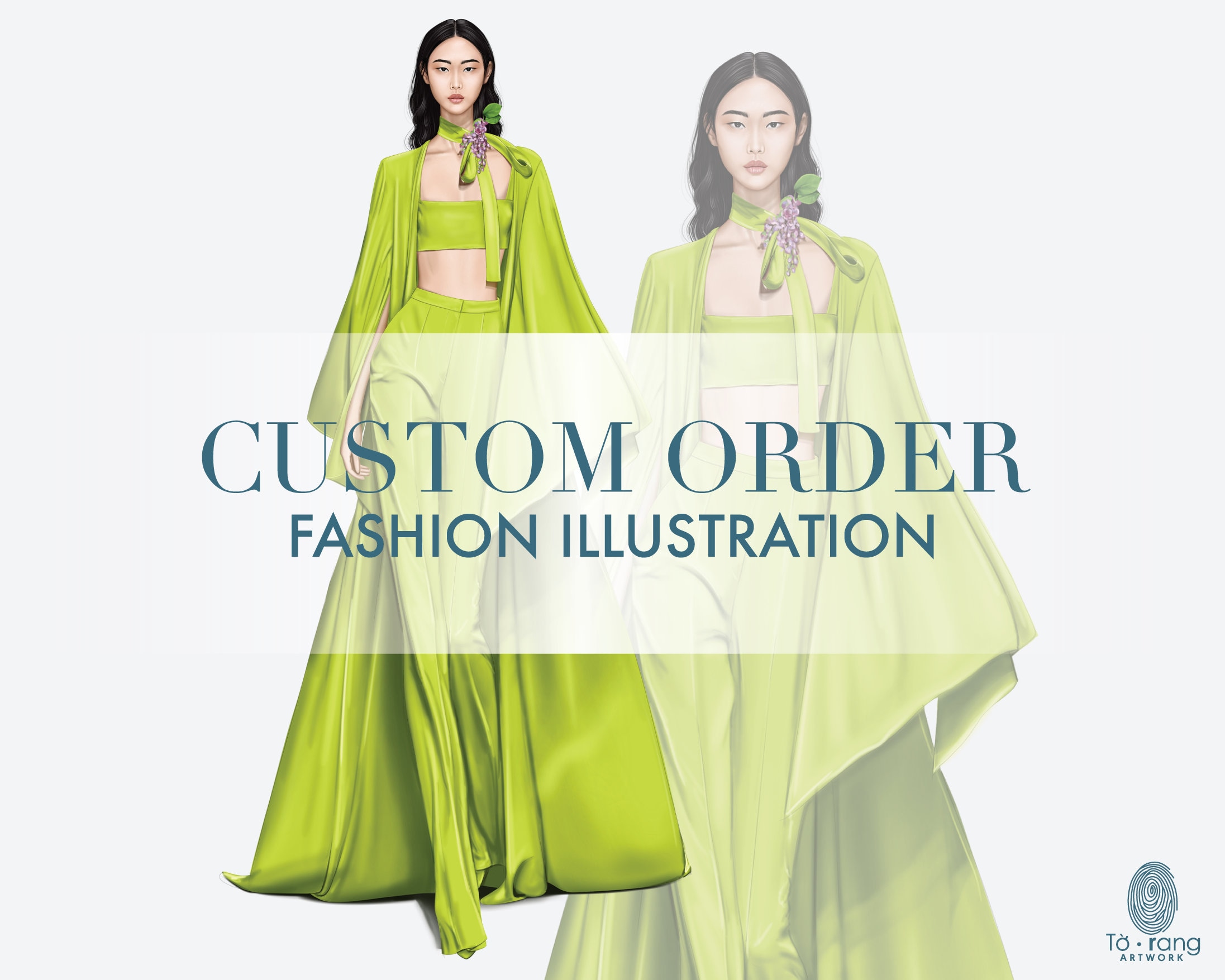 Custom Fashion Illustration Etsy