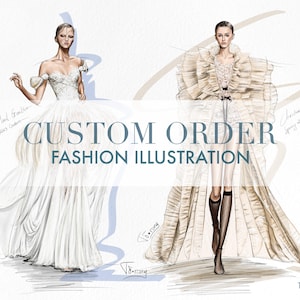 Custom Fashion Illustration - Personalized Art for Designers and Brands ...