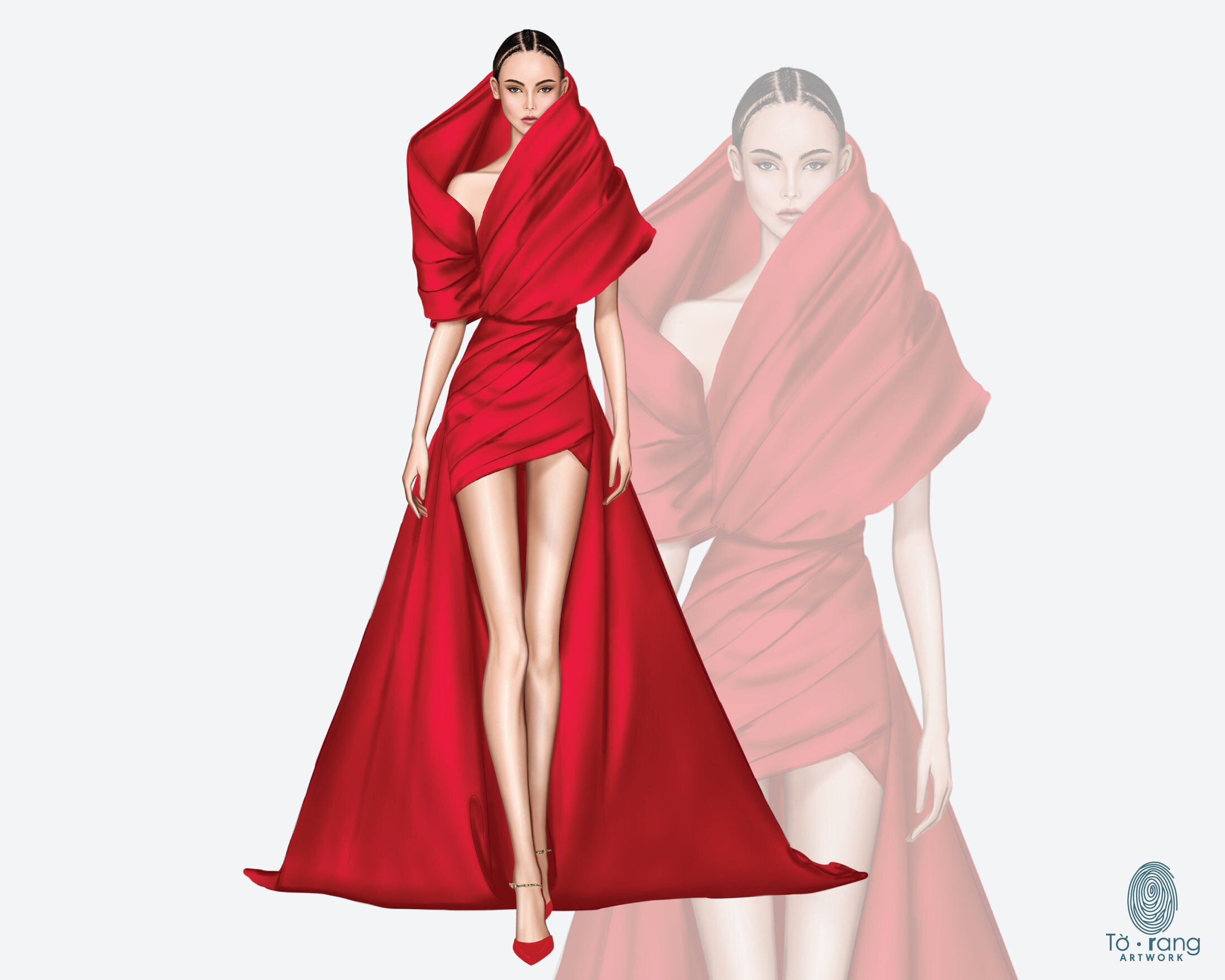 Custom Fashion Illustration Etsy