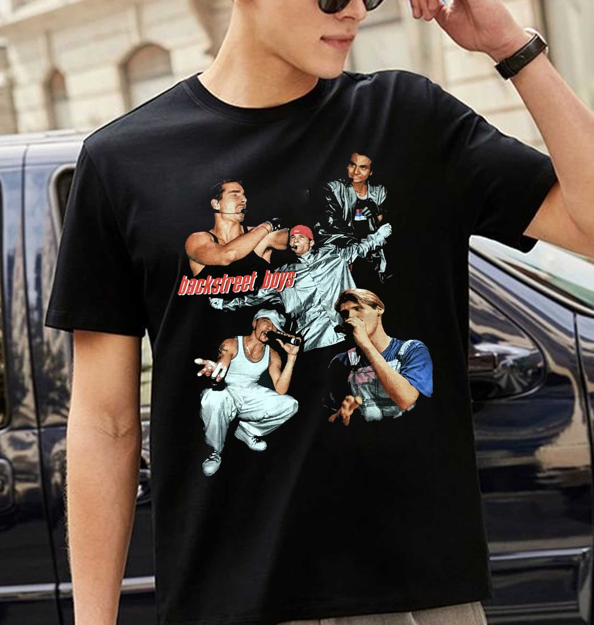 Discover Maglietta T-Shirt Backstreet Boys DNA World Tour BSB Legends 90s Music