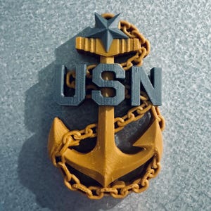 Navy Senior Chief Anchor magnet.