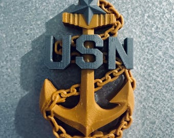 Navy Senior Chief Anchor magnet.