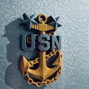 Navy Master Chief Anchor magnet.