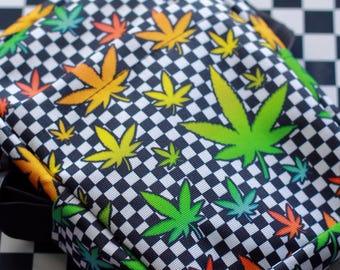 Mary Jane Crossbody Bag, Festival Bags, Rainbow Apparel, Smoker Gift, Cannabis Leaf Gifts, 420 Friendly, Pothead Birthday, Concert Bag