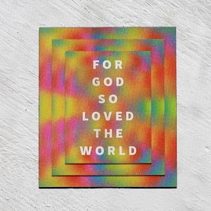 Imán de las Escrituras: Versículo bíblico de Juan 3:16, Jesucristo, Regalos cristianos de cumpleaños, Recuperación de adicciones, Ideas de regalos cristianos, Escritura