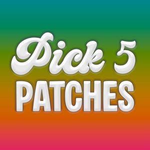 PICK FIVE Patches Set | trucker hat patch vest embroidery iron-on patch sew-on accessory gifts friend trending tiktok shop backpack bag
