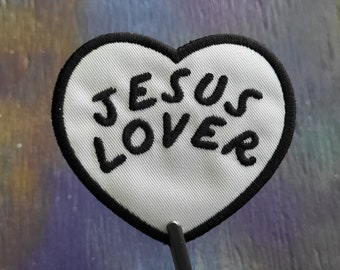 Ideas de regalos cristianos, parche para gorra de camionero con el mensaje "Adorador de Jesús", parches bordados, regalo para despedida de soltera, recuerdos para despedida de soltera, fiesta de parches, Biblia