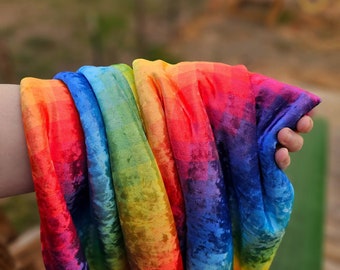 Velvet Rainbow Blanket – Soft Couch Blanket, Rainbow Home, Colorful Maximalist, Rainbow Room, Oversized Couch Blanket, Housewarming Gift