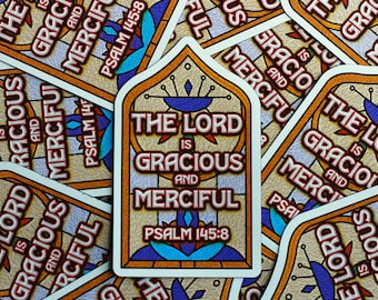 Imán de las Escrituras – Salmo 145:8 – Imán con versículos bíblicos, regalo cristiano, regalos de Jesucristo, recuperación de adicciones, ideas para regalos cristianos de cumpleaños