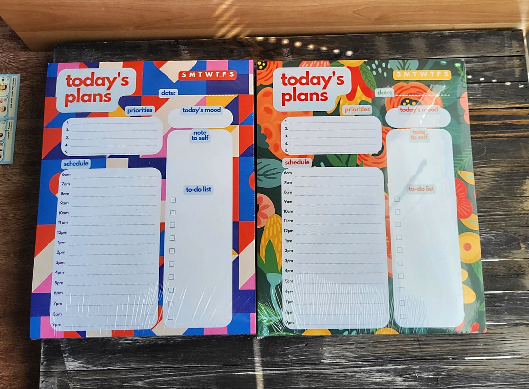 Field Notes Day Planner Planner Pad 8.5 X 11 Productivity Notes Day Planner to Do List Writing ...