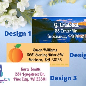Aangepaste retouradreslabels / adresstickers / adresstempels / cadeaustempels *****GRATIS VERZENDING in Canada