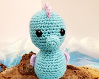 Cute Crocheted Seahorse