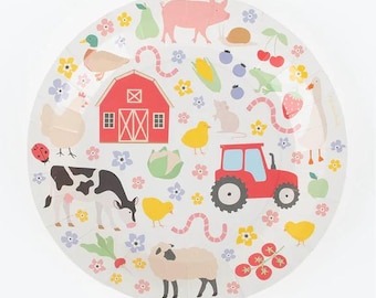Farm Animals Party Paper Plate
