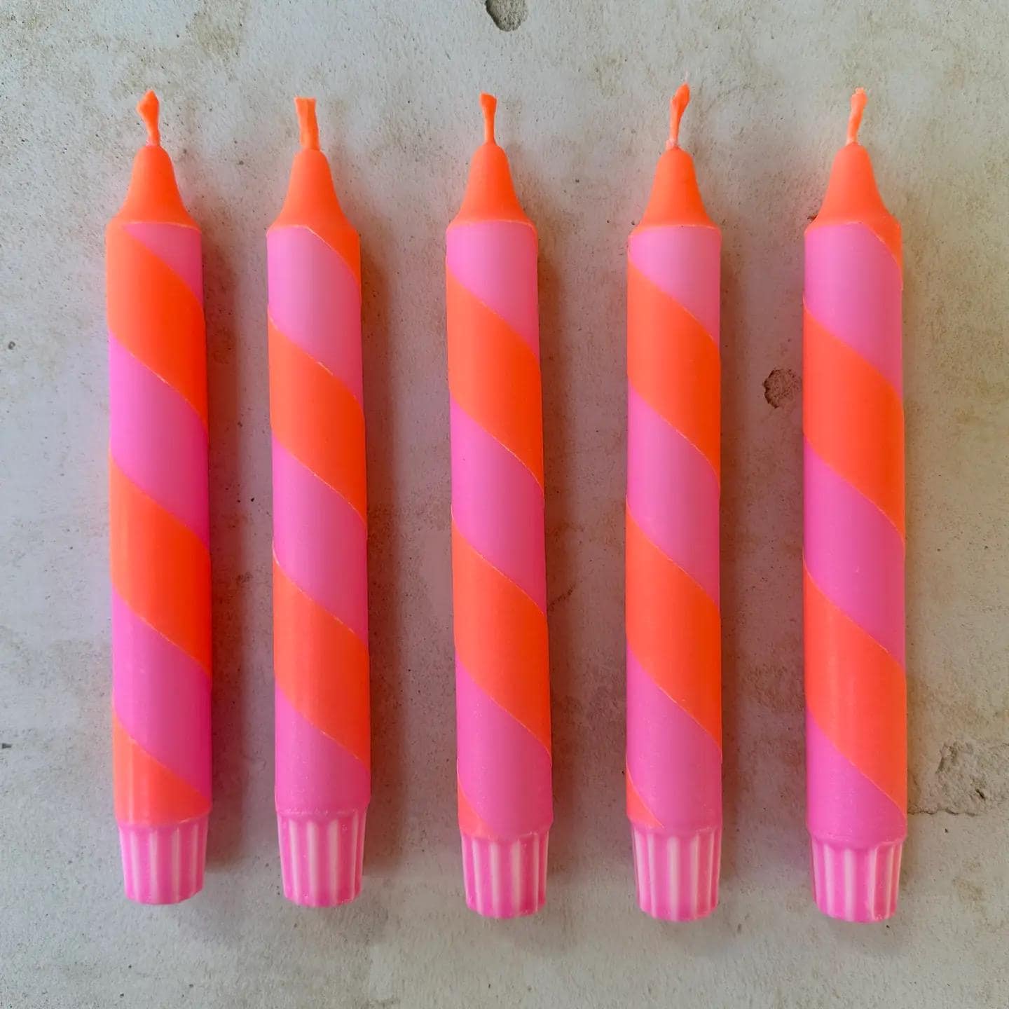 Orange and pink candle - Etsy 日本