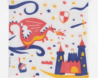 Knights and Dragons Napkins