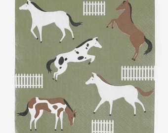 Horse Themed Party Paper Napkins