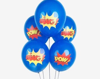 Globos de fiesta de superhéroes