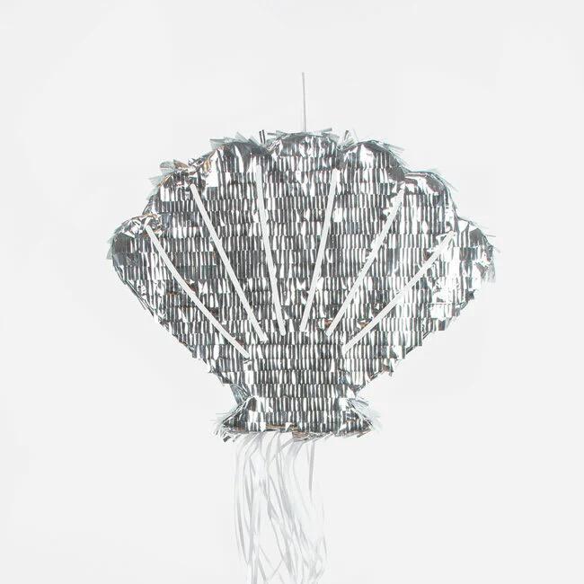 Silver Seashell Piñata