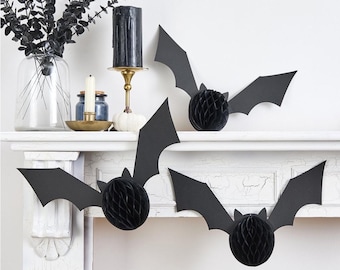 Halloween Hängewirbel – 24 Stück Deko-Set Mit Kürbis, Geistern & Fledermäusen Für Partydeko