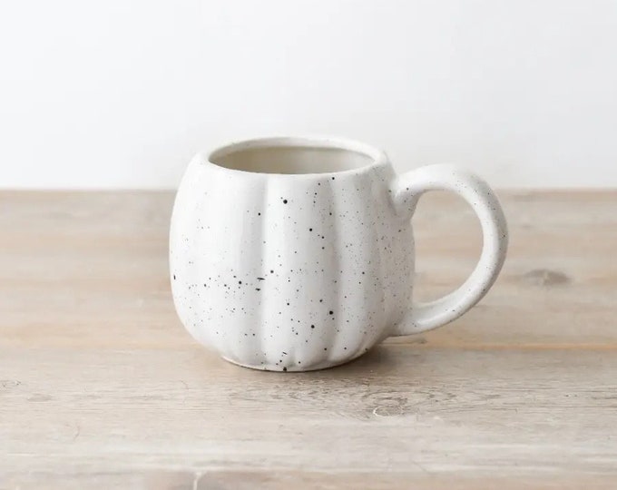 Speckled Pumpkin Shape Mug