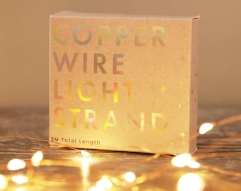 30 Battery Led Copper Wire Lights Christmas Decoration