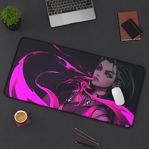 Valorant Reyna Desk Mat | Gaming Mousepad | Large Desk Mat | Reyna Valorant | Gamer Gift | PC Setup Accessory