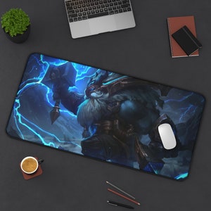 Ornn LoL Desk Mat - League of Legends - Ornn Wallpaper - Gaming Desk Mat - League of Legends Wallpaper - Gaming Mouse Pad