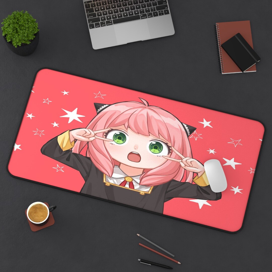 Anime Desk Mat Anime Mouse Pad Large Desk Mat Anime Mouse Mat 31 15.5