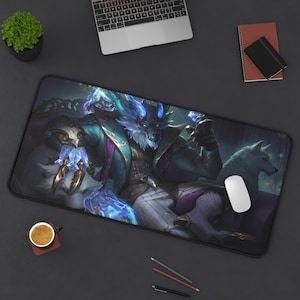 Warwick LoL Desk Mat - League of Legends - Warwick Wallpaper - Gaming Desk Mat - League of Legends Wallpaper - Gaming Mouse Pad