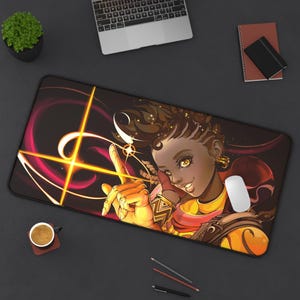Valorant Fade Desk Mat | Gaming Mousepad | Large Desk Mat | Astra Valorant | Gamer Gift | PC Setup Accessory