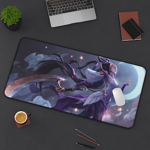 Tapis de bureau LoL Diana - League of Legends - papier peint Diana - tapis de bureau gaming - papier peint League of Legends - tapis de souris gaming
