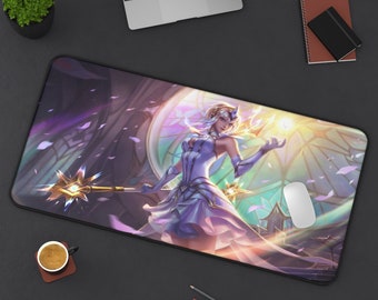 Lux LoL Desk Mat - League of Legends - Lux Wallpaper - Gaming Desk Mat - League of Legends Wallpaper - Gaming Mouse Pad
