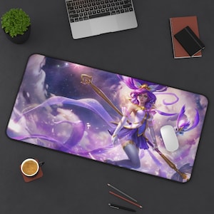 Janna LoL Desk Mat - League of Legends - Janna Wallpaper - Gaming Desk Mat - League of Legends Wallpaper - Gaming Mouse Pad