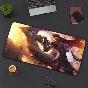Sivir LoL Desk Mat - League of Legends - Sivir Wallpaper - Gaming Desk Mat - League of Legends Wallpaper - Gaming Mouse Pad
