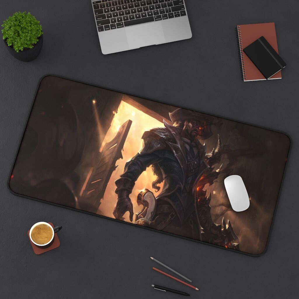 Lucian LoL Desk Mat - League of Legends - Lucian Wallpaper - Gaming Desk Mat - League of Legends Wallpaper - Gaming Mouse Pad