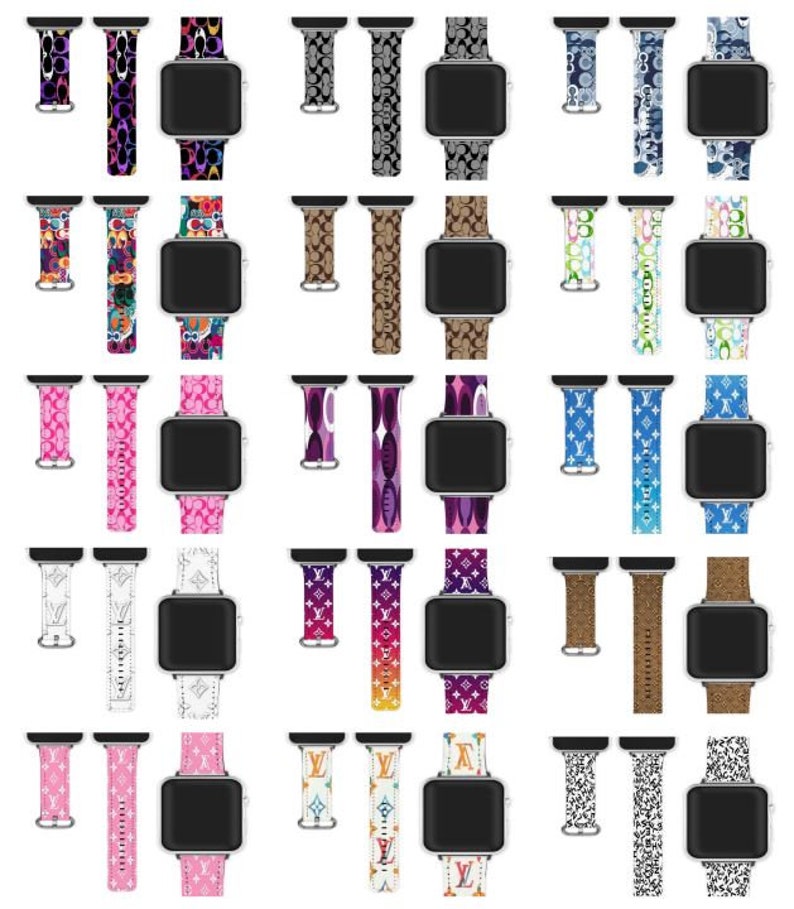 Apple iWatch Band- Designer Inspired Collection (Multiple Patterns/Colors) 