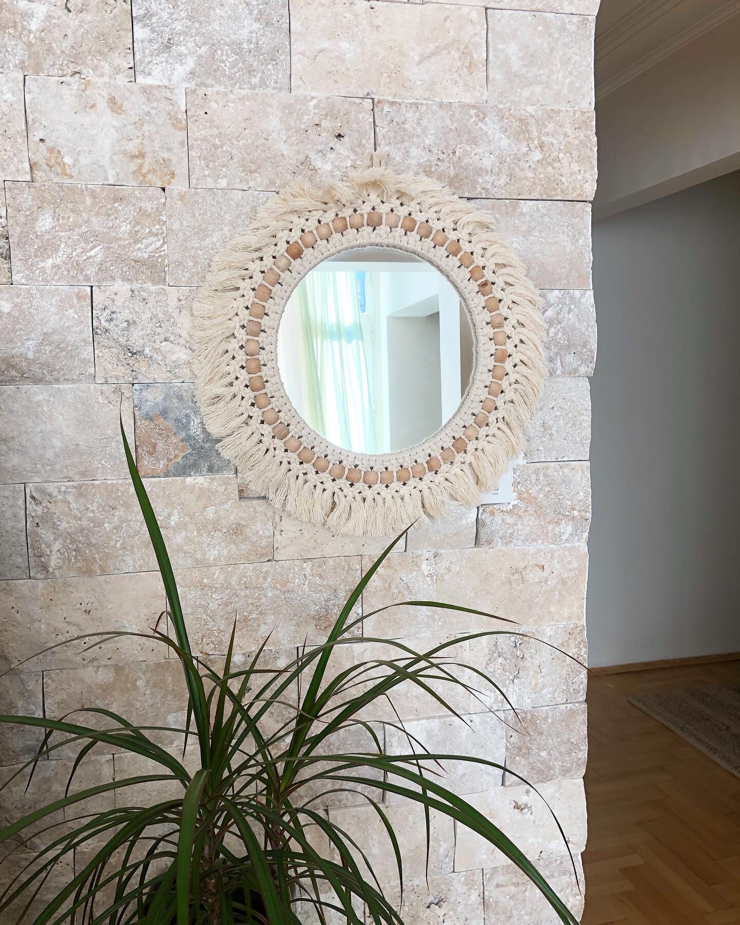 Large Macrame Mirror , Macrame Wall Hanging Mirror, Boho, Nursery ...